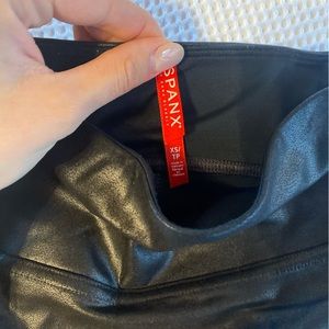SPANX Faux Leather leggings